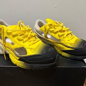 Raf Simons Yellow and Black Sneakers